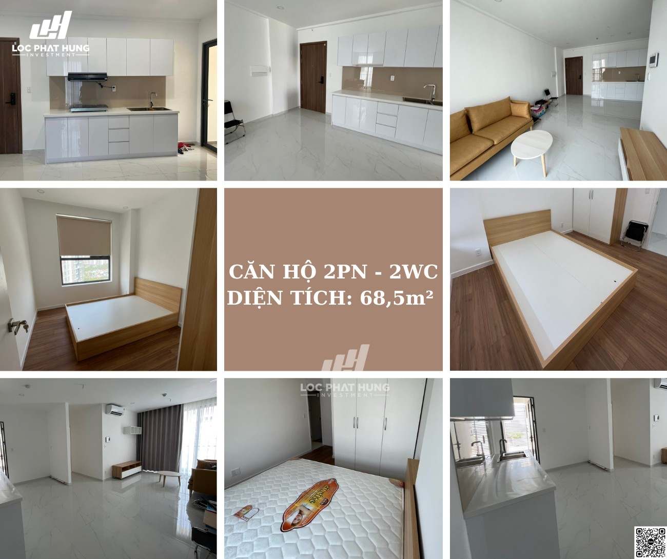 Cho thuê căn hộ 2PN dự án D'Lusso Quận 2