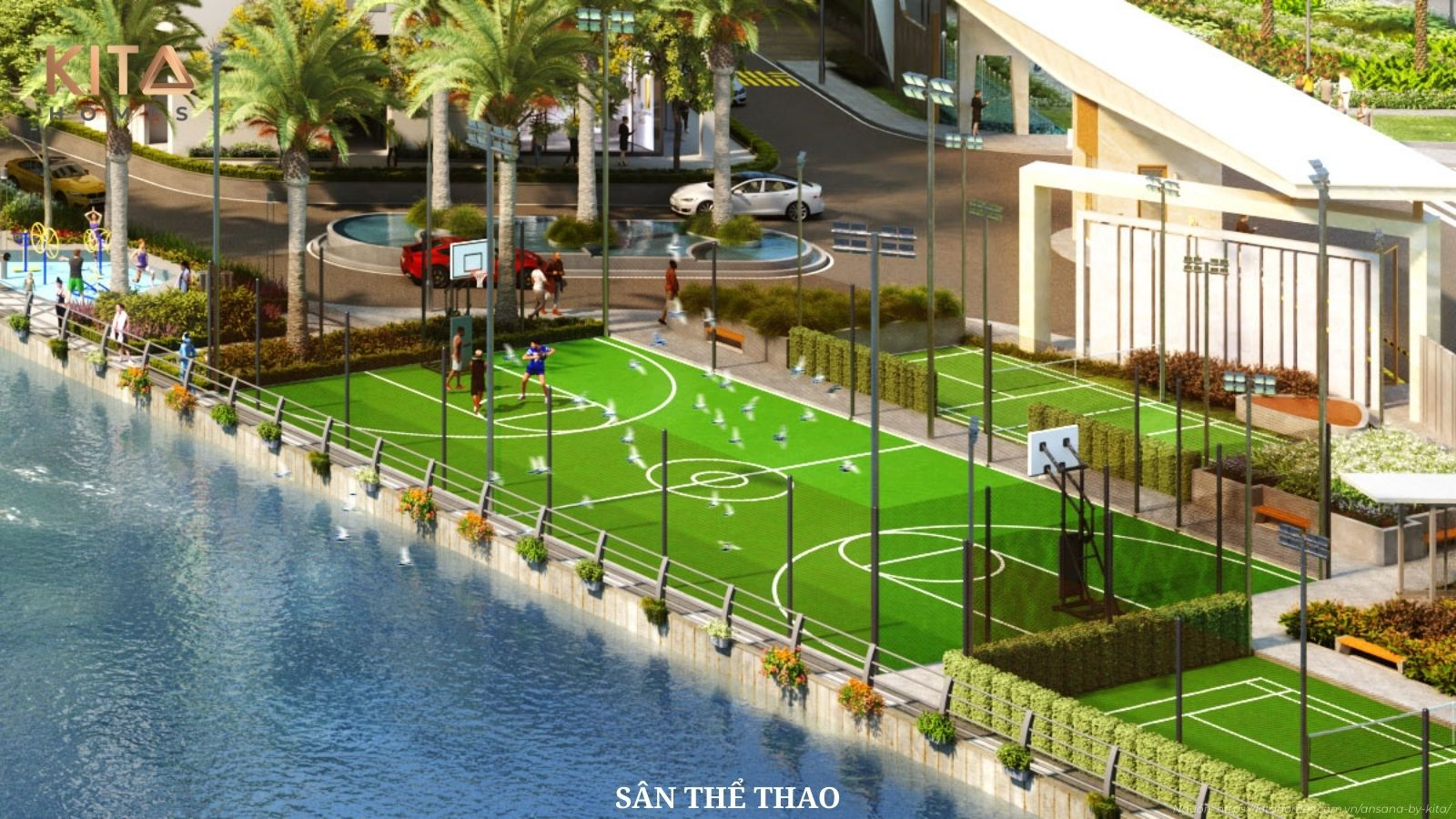 Trải nghiệm hệ thống tiện ích nghỉ dưỡng 5 sao: Hồ bơi, Gym, Spa ngay trong nội khu Ansana by Kita