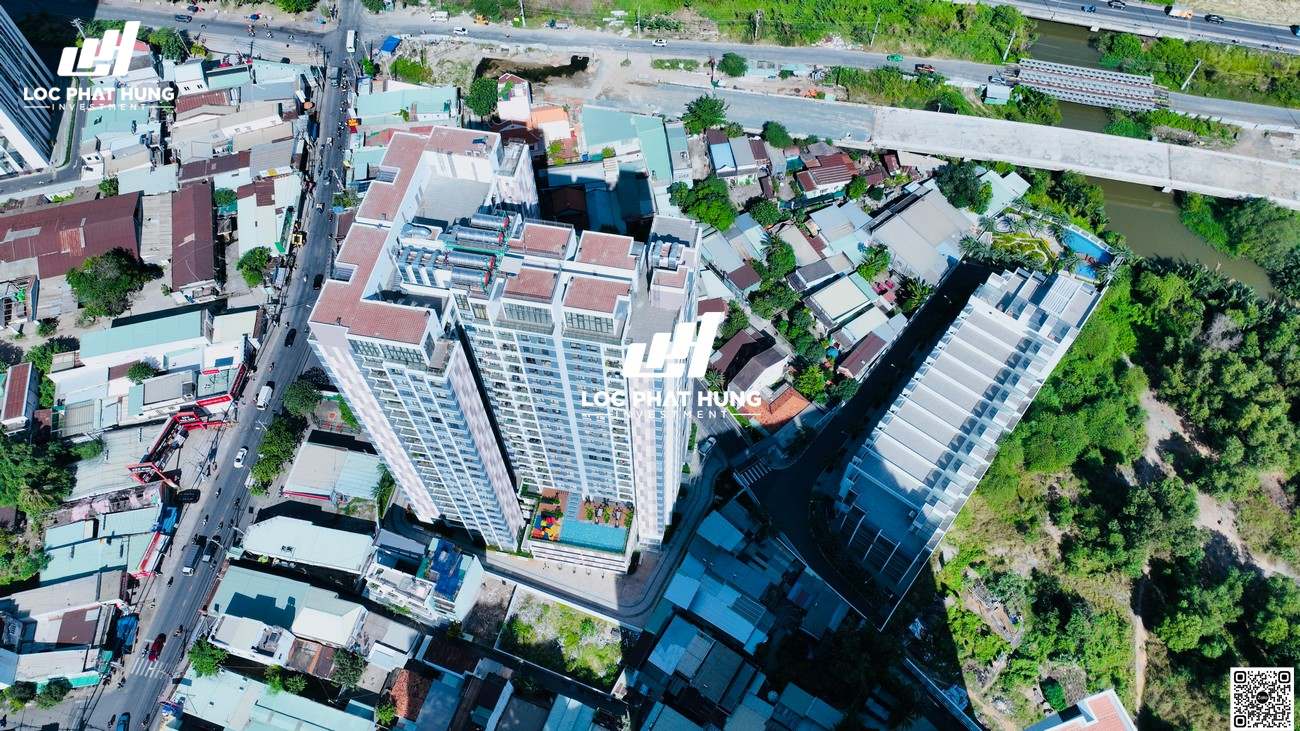 Dự án D'Lusso Quận 2 được chụp từ trên cao
