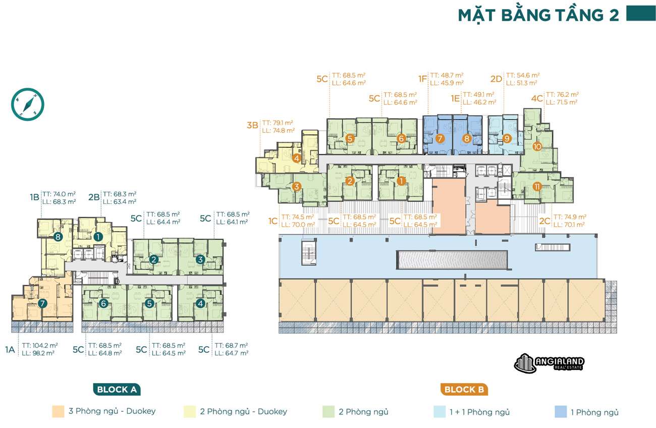 Mặt bằng tầng 02 căn hộ chung cư Dlusso Quận 2 Mặt bằng tầng 02 căn hộ chung cư Dlusso Quận 2