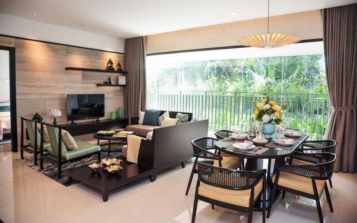 Thiết kế phòng khách căn hộ D'lusso Emerald Quận 2 Thiết kế phòng khách căn hộ D'lusso Emerald Quận 2