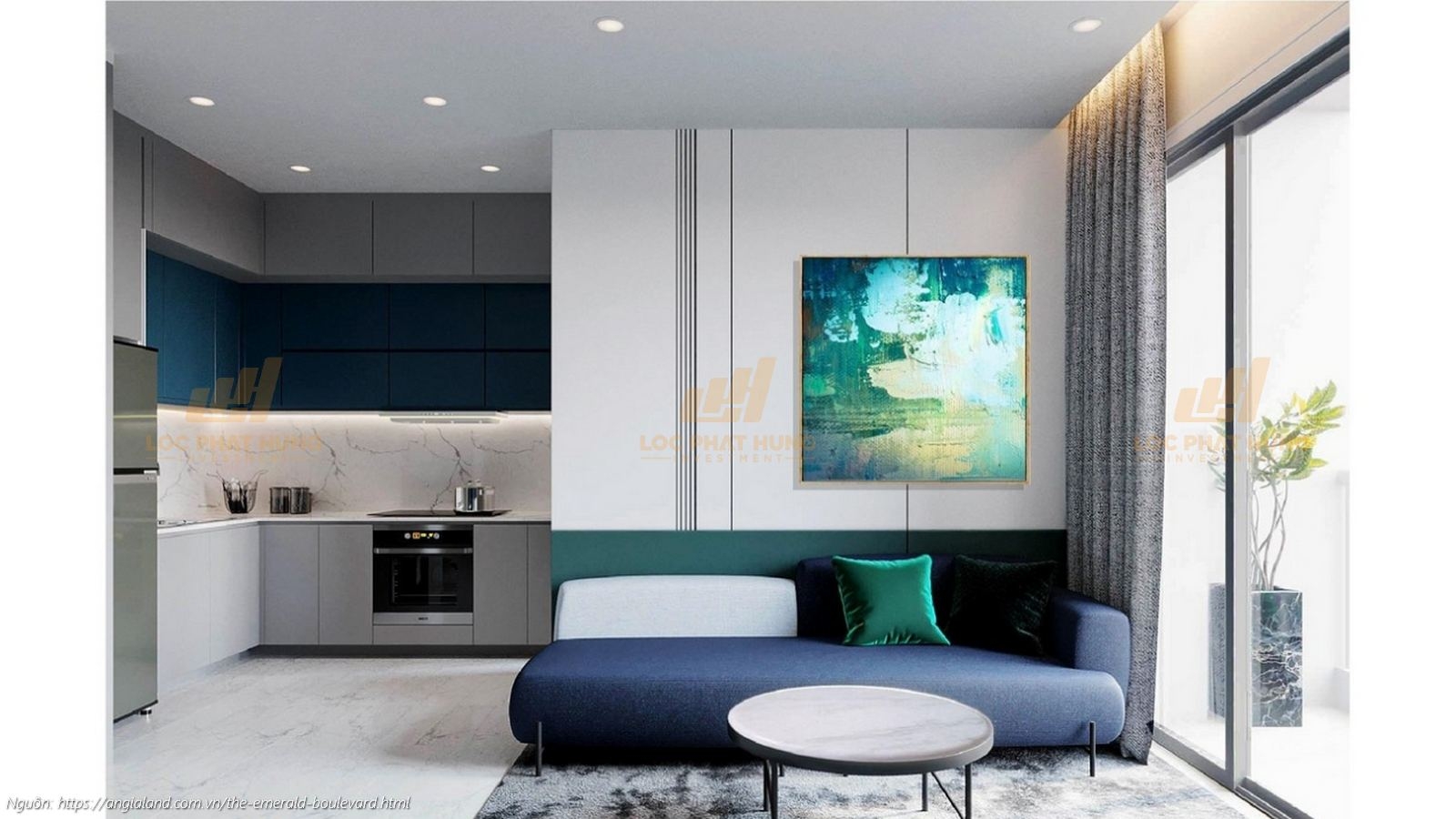 Nhà mẫu dự án căn hộ chung cư The Emerald Boulevard