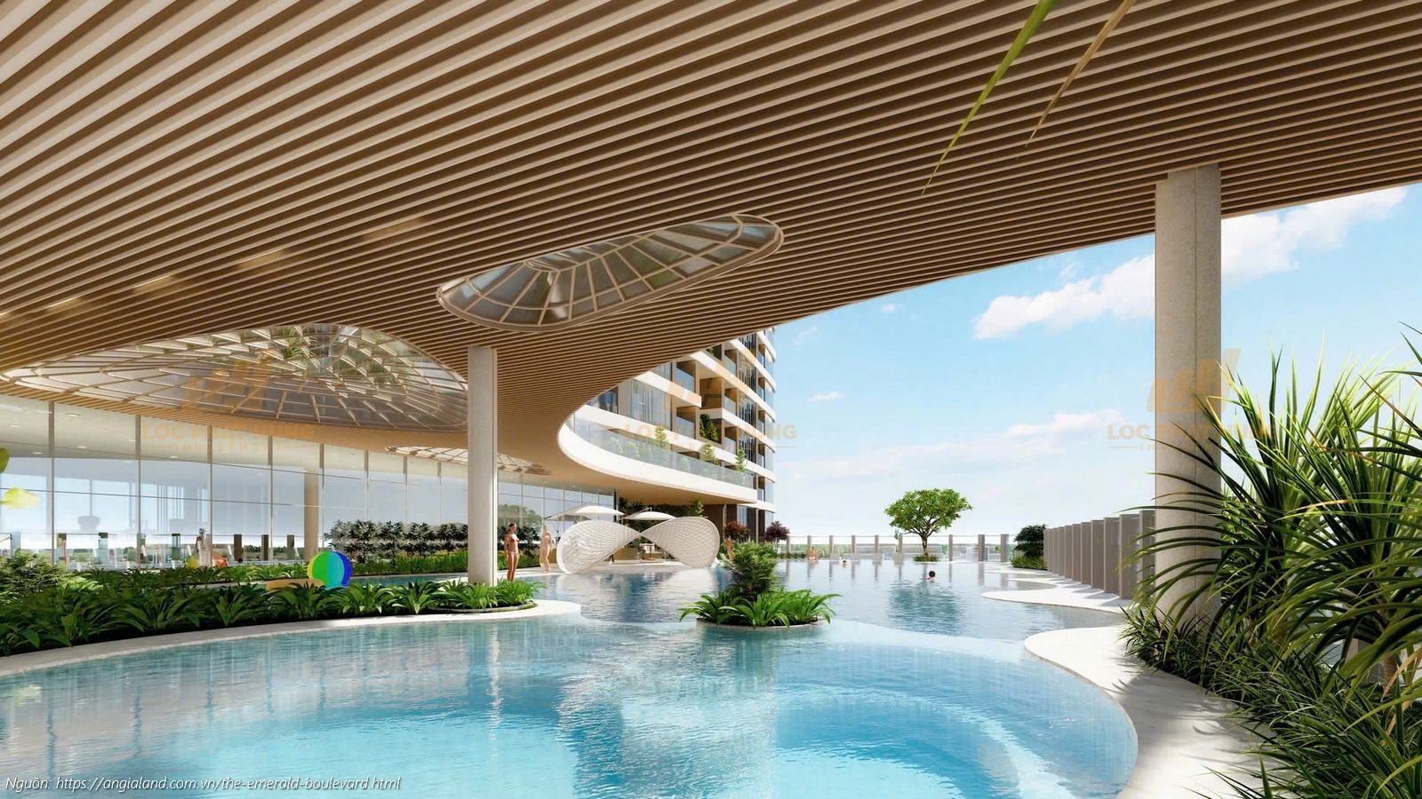 Phối cảnh tổng thể dự án căn hộ chung cư The Emerald Boulevard