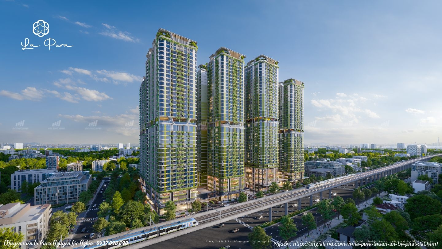 Mặt tiền dự án La Pura Phát Đạt kết nối trực tiếp tuyến Metro HCM