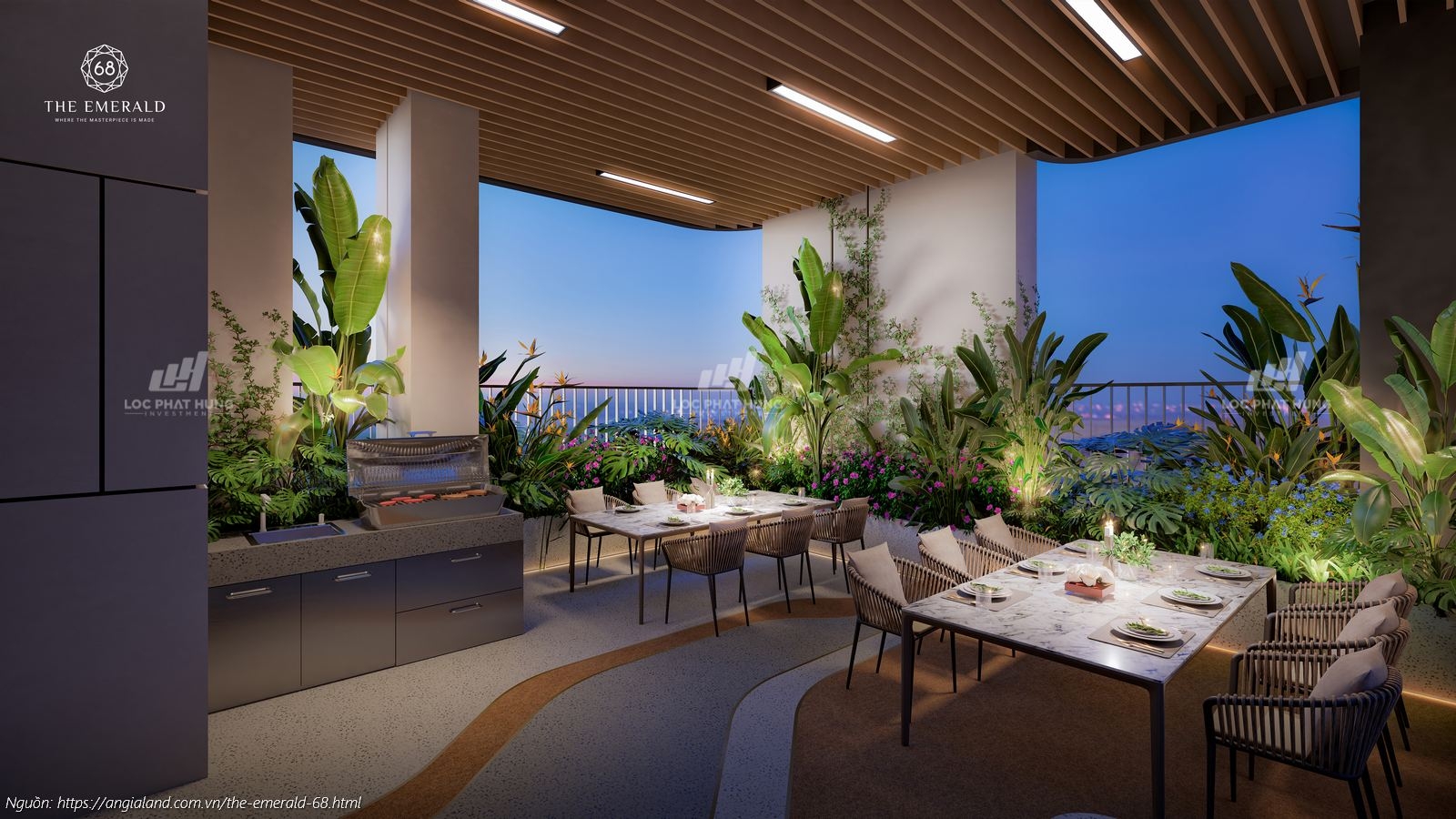 Tiện ích dự án căn hộ chung cư The Emerald Boulevard