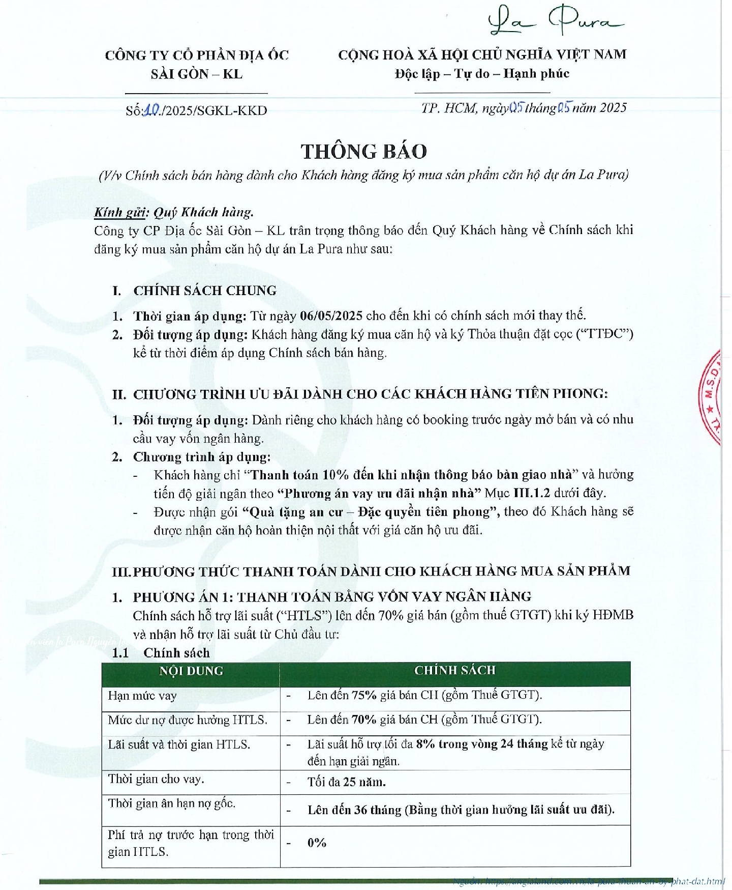 Phương Thức Thanh Toán La Pura Lapura Phát Đạt