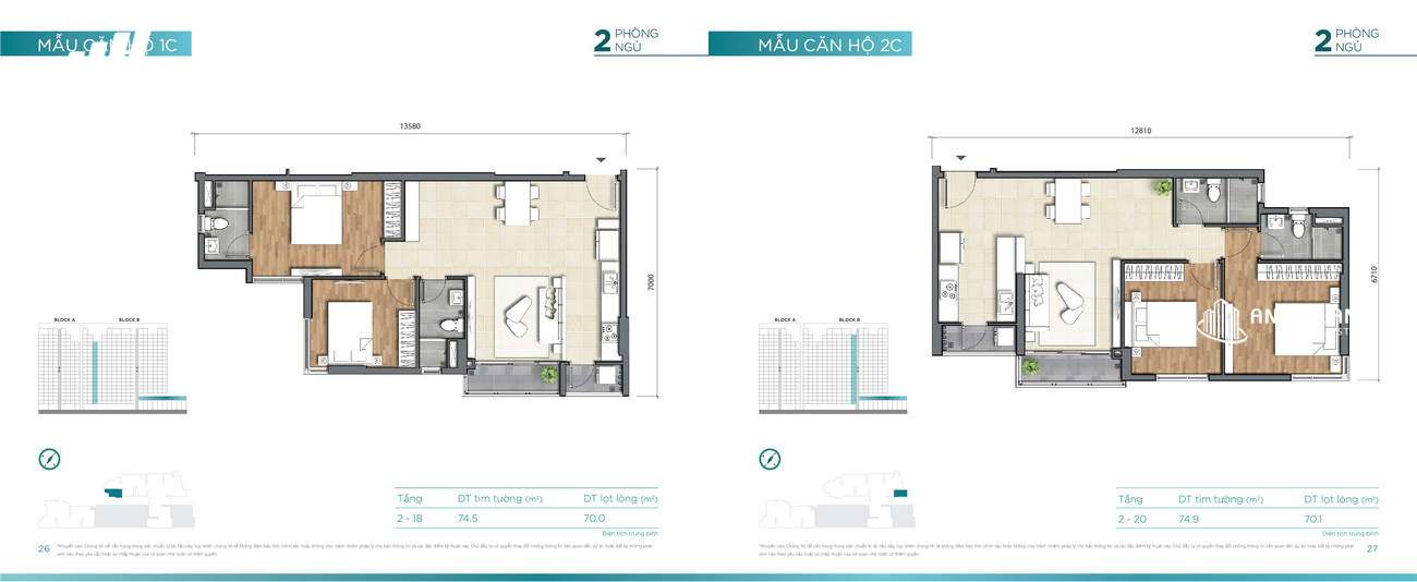 Thiết kế căn hộ 74m² Dlusso Quận 2 Thiết kế căn hộ 74m² Dlusso Quận 2