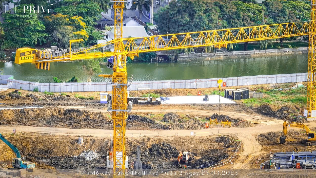 Thực tế tiến độ dự án the prive