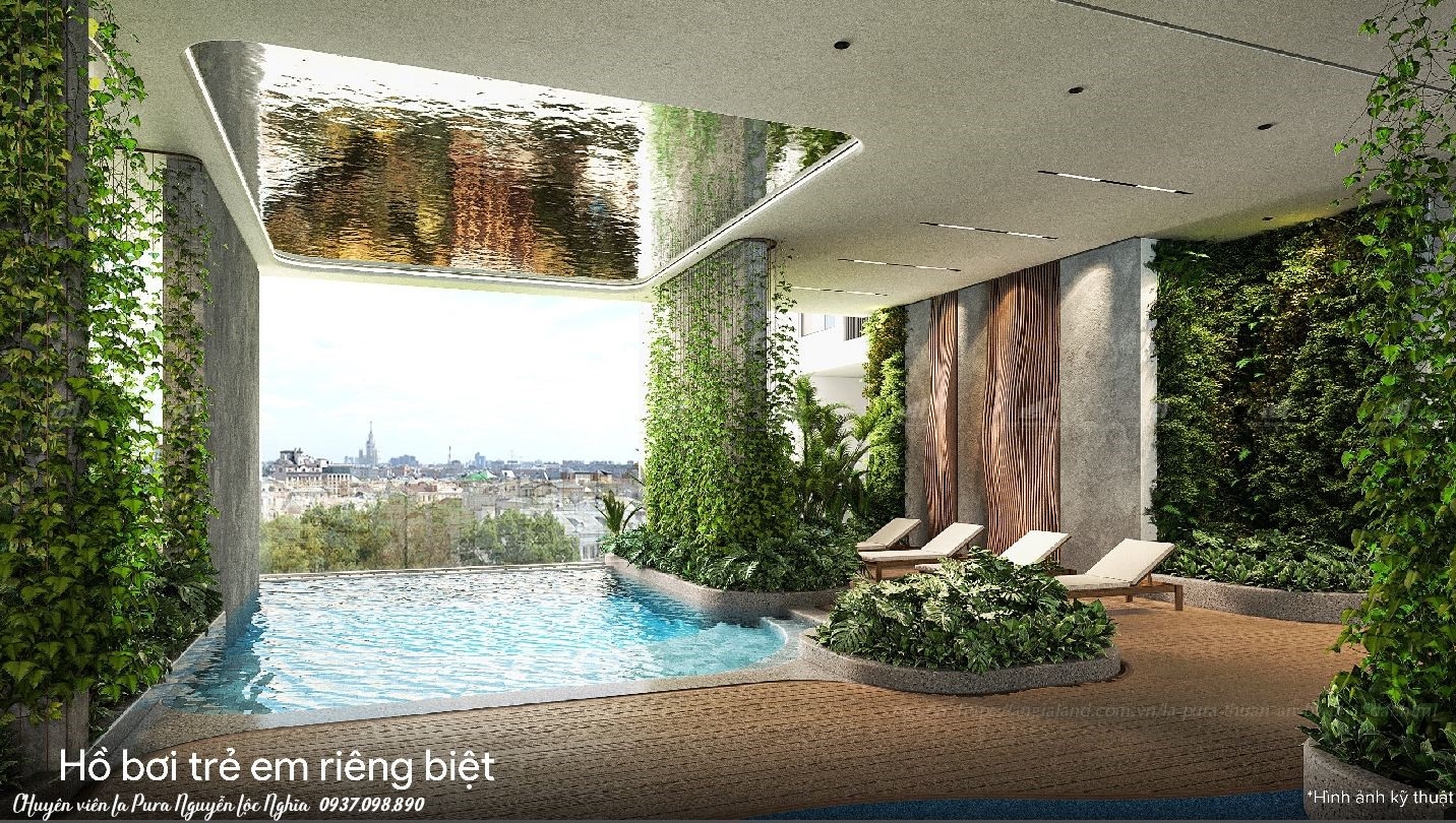 Tiện ích tầng 20 La Pura (Lapura) khu Zenia: Hồ bơi trẻ em